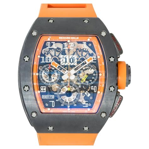 richard mille rm011 orange storm mens watch|RM 011 Felipe Massa.